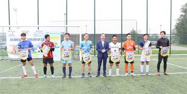 Vietnamese student football tournament in Belgium held to support National Vaccine Fund